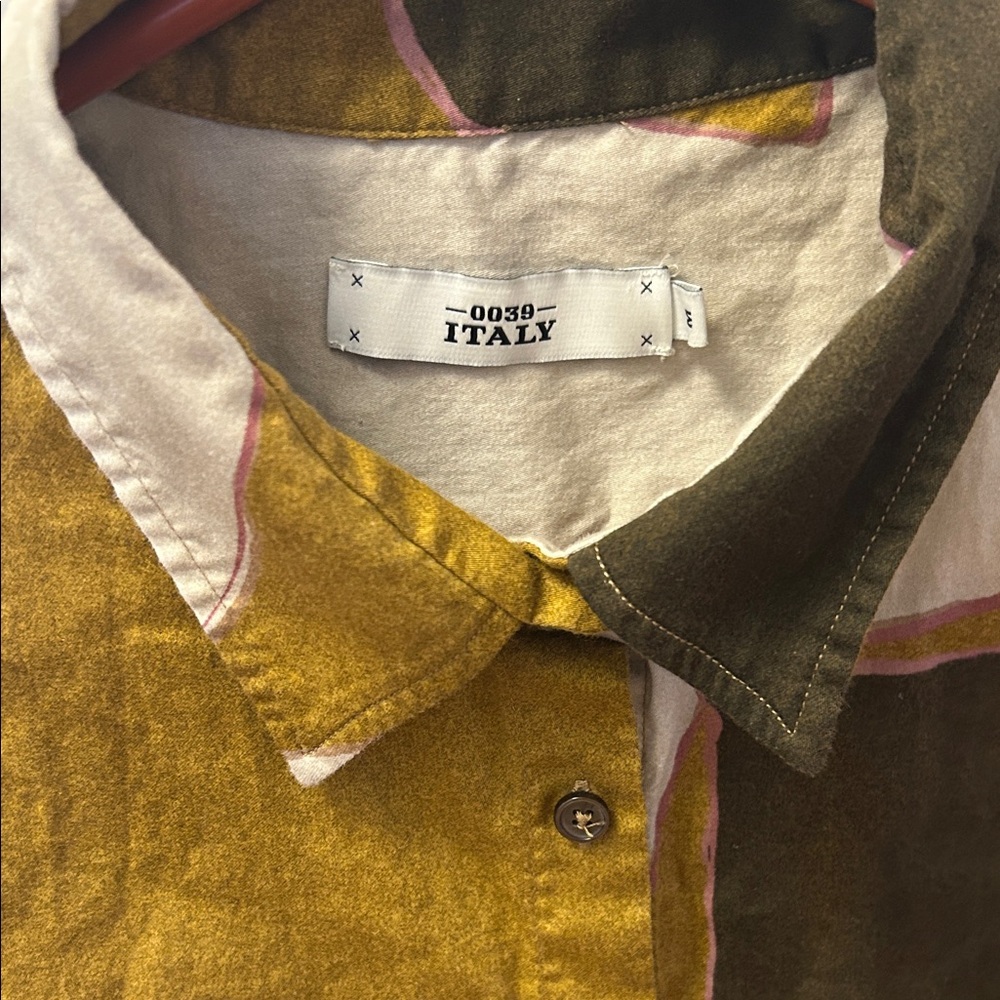 Trendy Multicolor Button Down Shirt - image 2